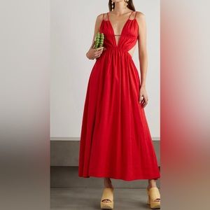 Cult Gaia Dua Dress Red XS